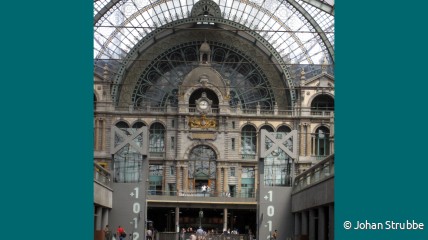Bezoek aan het Station Antwerpen Centraal.