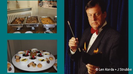 Nieuwjaarsdiner met optreden van Len Korda Magic.